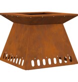 VidaXL Vuurkorf 48x48x40 cm Weerbestendig Staal