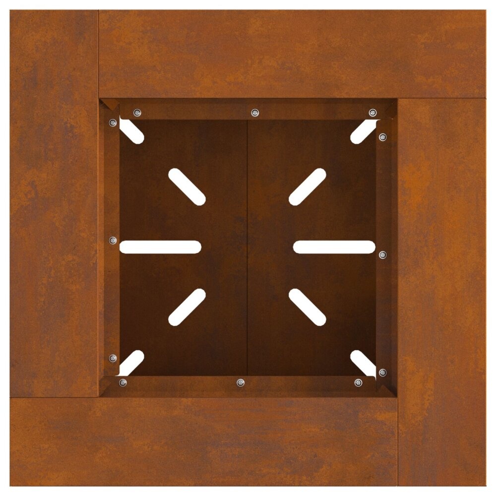 VidaXL Vuurkorf 48x48x40 cm Weerbestendig Staal