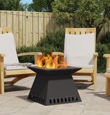 VidaXL Vuurkorf Zwart 48x48x40 cm Staal