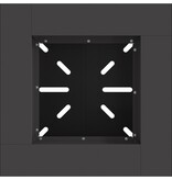 VidaXL Vuurkorf Zwart 48x48x40 cm Staal