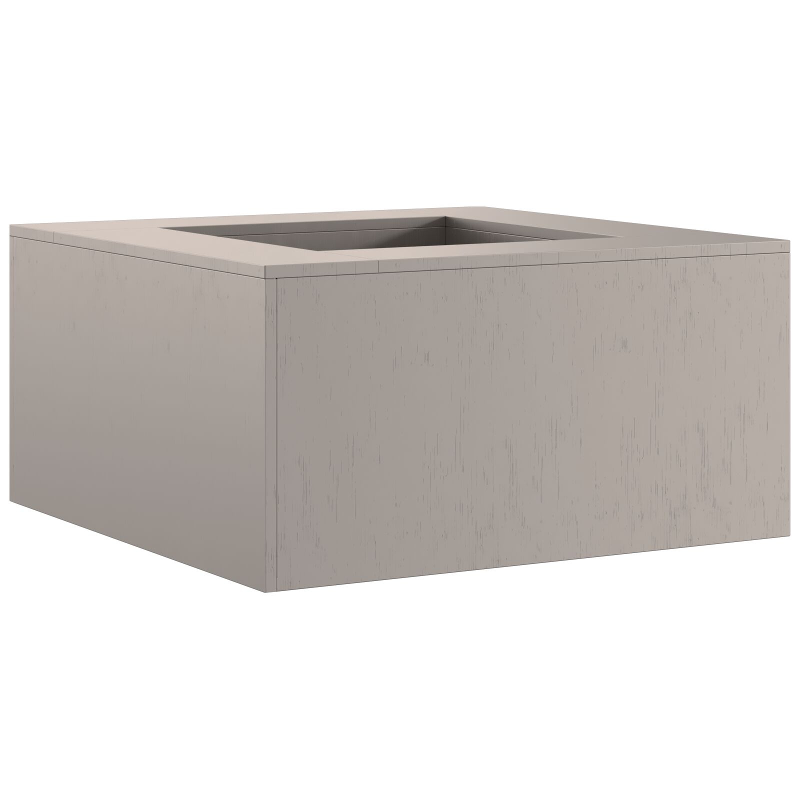 VidaXL Vuurkorf Vierkant 80x80x40 cm Weervast Staal