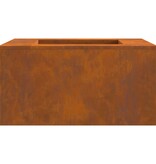 VidaXL Vuurkorf Vierkant 80x80x40 cm Weervast Staal