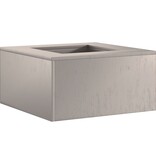 VidaXL Vuurkorf Vierkant 60x60x30 cm Verweerd Staal