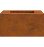 VidaXL Vuurkorf Vierkant 60x60x30 cm Verweerd Staal