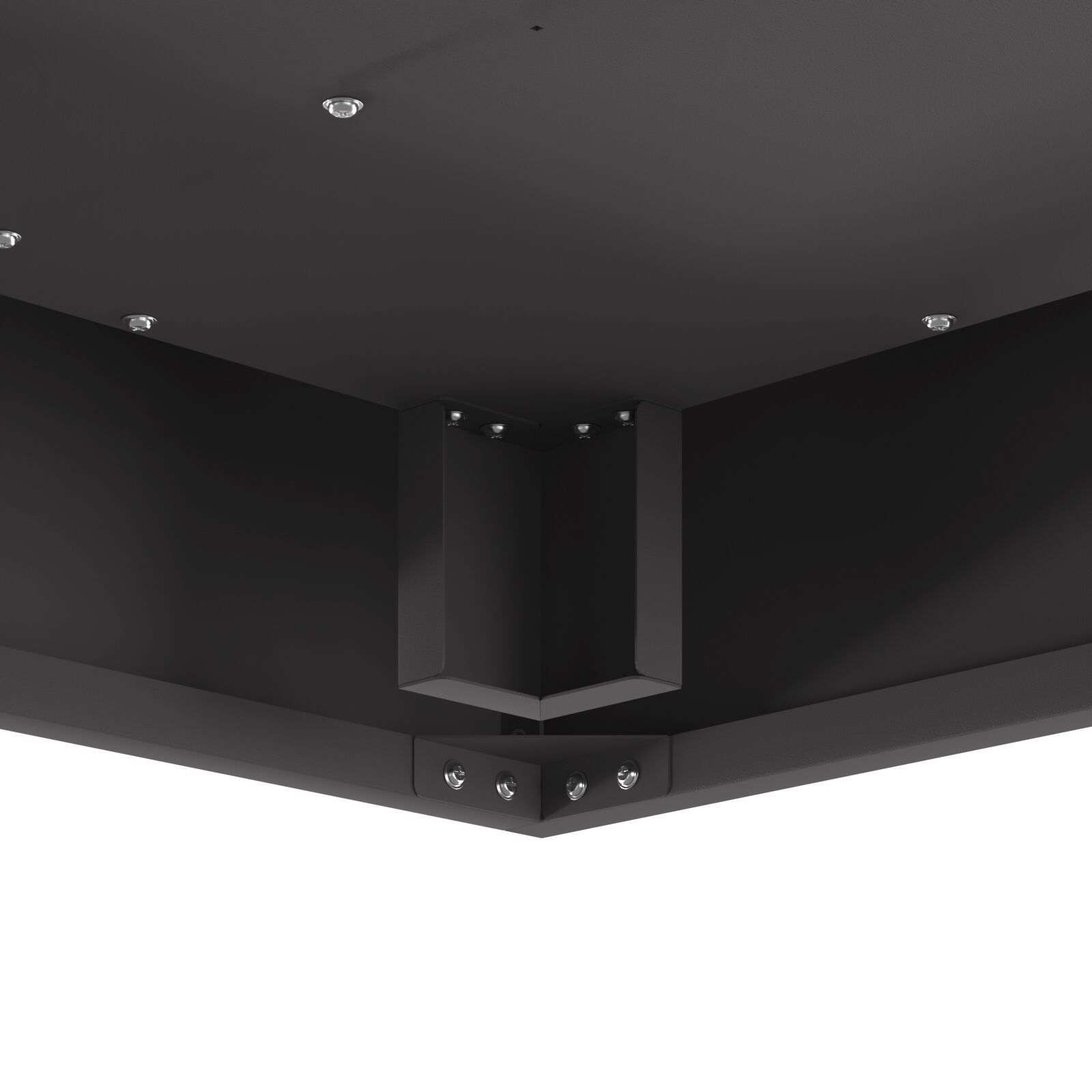 VidaXL Vierkant Vuurkorf Zwart 60x60x30 cm Staal