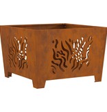 VidaXL Vuurkorf Vierkant 60x60x40 cm Weerbestendig Staal