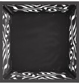 VidaXL Vuurkorf Vierkant Zwart 40x40x40 cm Staal