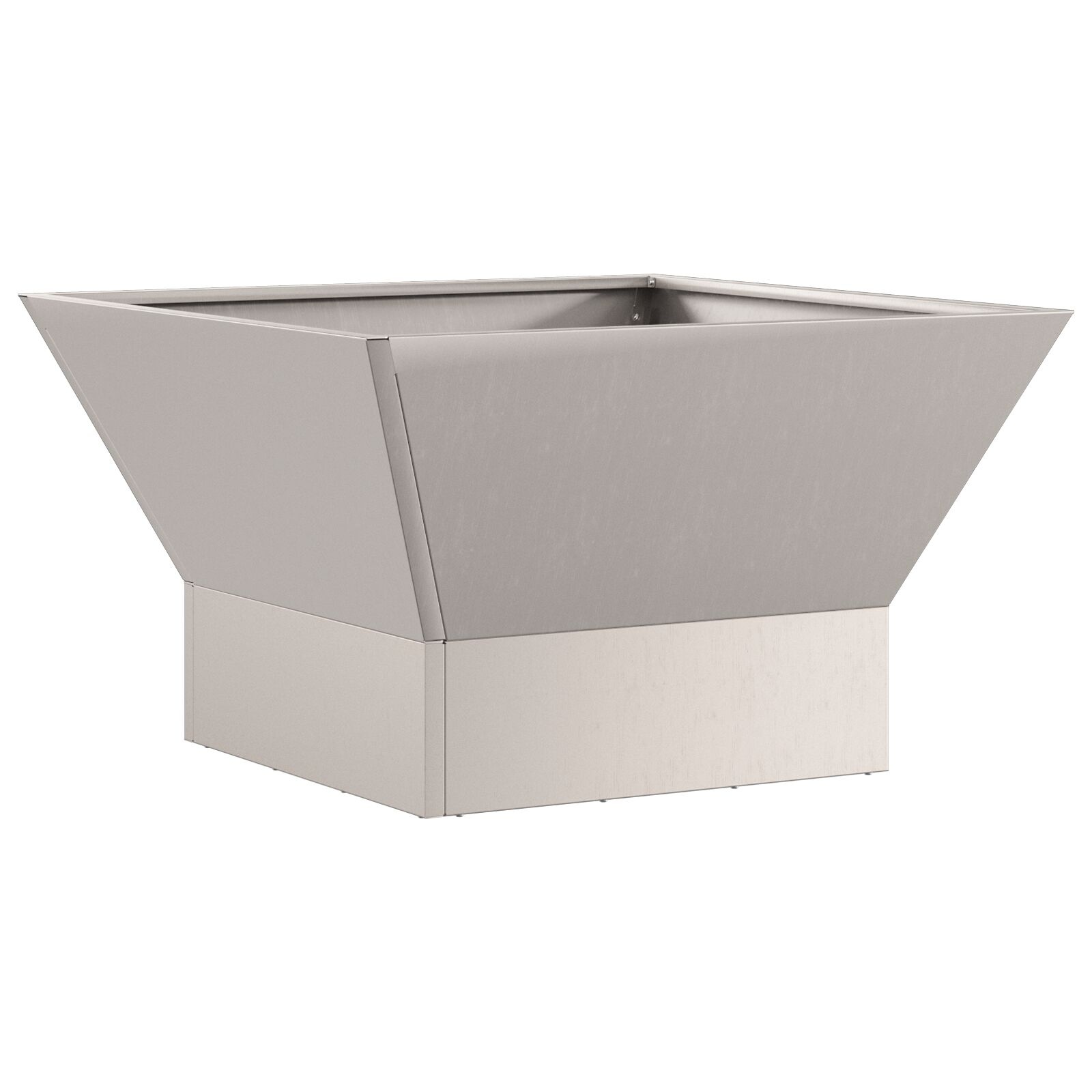 VidaXL Vuurkorf Vierkant Zwart 60x60x35 cm Weerbestendig Staal