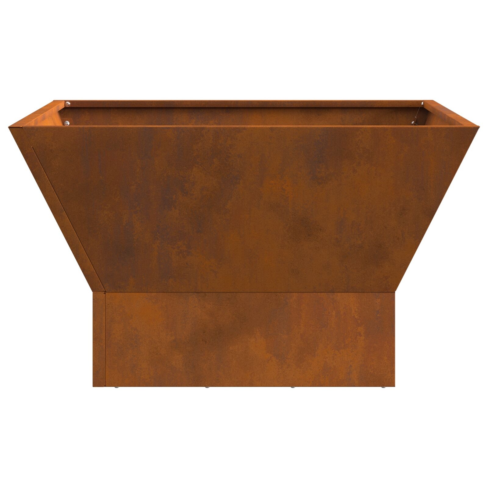 VidaXL Vuurkorf Vierkant Zwart 60x60x35 cm Weerbestendig Staal