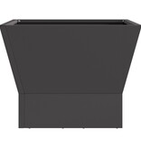 VidaXL Vuurkorf Vierkant Zwart 40x40x30 cm Staal