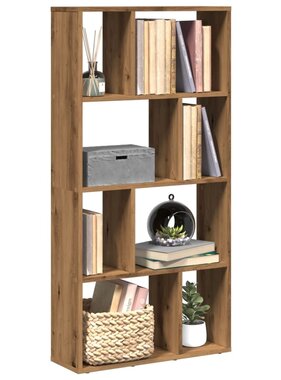VidaXL Boekenkast 60x20x120 cm bewerkt hout artisanaal eikenkleurig