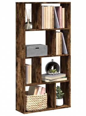 VidaXL Boekenkast 60x20x120 cm bewerkt hout gerookt eikenkleurig