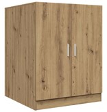 VidaXL Wasmachinekast 70,5x71,5x91,5 cm artisanaal eikenkleurig