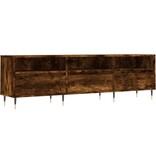 VidaXL Tv-meubel 150x30x44,5 cm bewerkt hout gerookt eikenkleurig