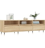 VidaXL Tv-meubel 150x30x44,5 cm bewerkt hout sonoma eikenkleurig