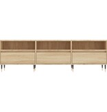 VidaXL Tv-meubel 150x30x44,5 cm bewerkt hout sonoma eikenkleurig