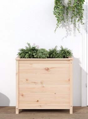 VidaXL Plantenbak 82,5x40x78 cm massief grenenhout