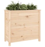 VidaXL Plantenbak 82,5x40x78 cm massief grenenhout