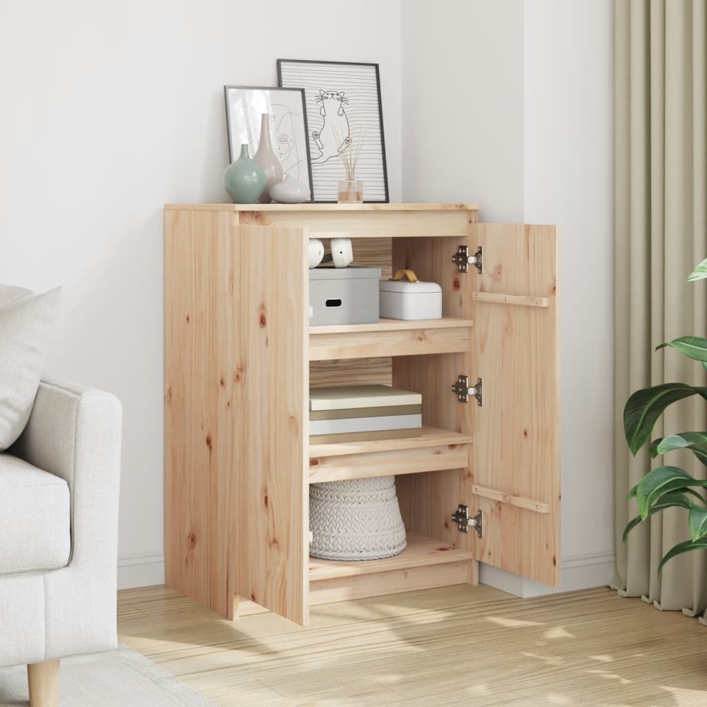 VidaXL Dressoir 60x36x84 cm massief grenenhout