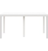 VidaXL Buitentafel Wit Polypropyleen Middelgroot Duurzaam Tuintafel