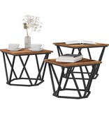 VidaXL Salontafels 3 stks Oude Houten Engineered Hout