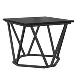 VidaXL Bijzettafels 3 stuks Zwart Eiken Hout