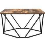 VidaXL Gerookt Eiken Hout Middelgroot Duurzaam Salontafels Vierkant