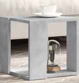 VidaXL Salontafel 32x32x30 cm bewerkt hout betongrijs