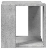 VidaXL Salontafel 32x32x30 cm bewerkt hout betongrijs