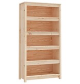 VidaXL Boekenkast 80x35x154 cm massief grenenhout