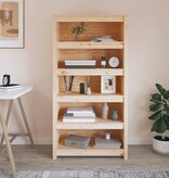 VidaXL Boekenkast 80x35x154 cm massief grenenhout