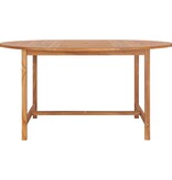 VidaXL Tuintafel 150x76 cm massief teakhout