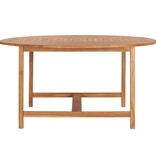VidaXL Tuintafel 150x76 cm massief teakhout