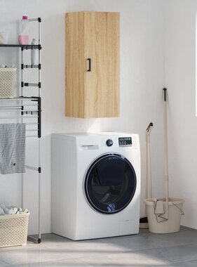 VidaXL Hangkast 34,5x34x90 cm sonoma eikenkleurig