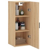 VidaXL Hangkast 34,5x34x90 cm sonoma eikenkleurig