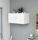 VidaXL Hangkast 80x39x40 cm bewerkt hout wit
