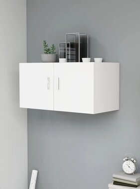 VidaXL Hangkast 80x39x40 cm bewerkt hout wit