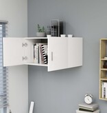 VidaXL Hangkast 80x39x40 cm bewerkt hout wit