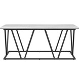 VidaXL Grijze Sonoma Salontafel 120x60x40 cm Gemaakt van Bewerkt Hout en Metaal