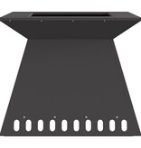 VidaXL Vuurkorf Zwart 60x60x50 cm Staal