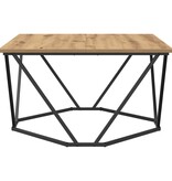 VidaXL Salontafel Artisan Eiken 80x80x45 cm Geengineerd Hout