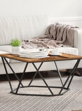 VidaXL Salontafel Oud hout Massief gerecycled hout Medium