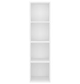 VidaXL Tv-wandmeubel 37x37x142,5 cm bewerkt hout wit