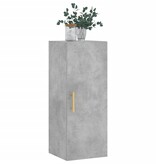 VidaXL Hangkast 34,5x34x90 cm betongrijs
