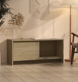 VidaXL Tv-meubel 90x35x40 cm bewerkt hout sonoma eikenkleurig