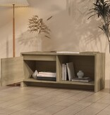 VidaXL Tv-meubel 90x35x40 cm bewerkt hout sonoma eikenkleurig