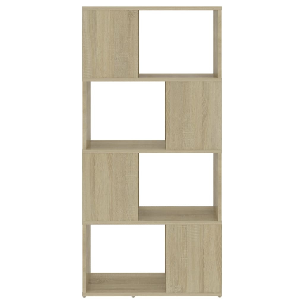 VidaXL Boekenkast/kamerscherm 60x24x124,5 cm bewerkt hout sonoma eiken