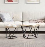 VidaXL Salontafel ijzer PB