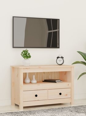 VidaXL Tv-meubel 79x35x52 cm massief grenenhout
