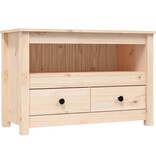 VidaXL Tv-meubel 79x35x52 cm massief grenenhout